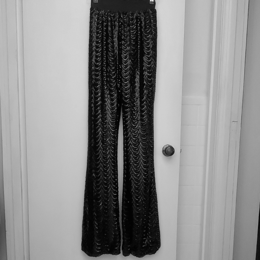 Sequin bell bottoms